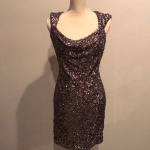 Sherri Hill Sequin Cocktail Party Dress